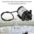 thumbnail image 3 of 24V 10W Brushless Micro Water Pump Mini Low Noise Aquarium Pump For Aquarium Fountain Small Fish Pond Solar System Water Circulation System 3.5M/11.48Ft, 3 of 8