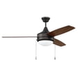 thumbnail image 4 of Craftmade Pha524 Phaze 4 52" 4 Blade Led Indoor Ceiling Fan - Brown, 4 of 5