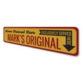 thumbnail image 4 of Home Brewed Beer Novelty Sign, Metal Wall Decor - 4x18 inches, 4 of 4