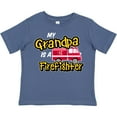 thumbnail image 3 of Inktastic My Grandpa is a Firefighter with Fire Truck Boys or Girls Toddler T-Shirt, 3 of 5