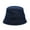 Navy, variant on 2021 New Foldable Fisherman Hat Washed Denim Bucket Hats Fashion Bob Caps Hip Hop Gorros Women Panama Outdoor Bucket Cap Travel