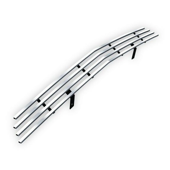 APS Compatible with Chevy Equinox 2010-2015 Lower Bumper Stainless Steel SS Silver Billet Front Grill Grille Insert C66739A