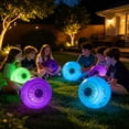 thumbnail image 6 of Halloween Decorations Outdoor Giant Inflatable Ball Spooky Light Up Eyeball Design Durable Purple and Green Tone Halloween Inflatable for Front Yard Backyard Lawn Display Outside, 6 of 6
