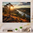 thumbnail image 2 of Designart "Alabama Country horizon I" Landscape & Nature Metal Wall Decor, 2 of 5
