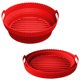 thumbnail image 1 of Fiudx Cesta para Freidora Plegable, Diseño Compacto, Fácil de Guardar, Apta para Lavavajillas, Ecológica, Cocina Segura, Sin Complicaciones de Limpieza, Compatible con Freidoras de 8,5 Pulgadas, Tama, 1 of 2