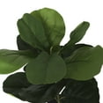 thumbnail image 6 of DecMode 21" Artificial Fiddle Leaf Plant in Black Pot, 6 of 11