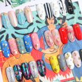 thumbnail image 3 of Adornos para uñas estilo tropical con diseño de flamencos y notas musicales, decoración versátil para uñas naturales o artificiales, incluye 120 piezas., 3 of 4