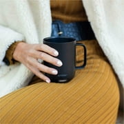 Ember - 10 oz Temperature Controlled App Enabled Smart Coffee Mug 2 - Black/White (2-Pack)
