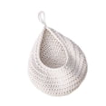 thumbnail image 1 of Cesta de frutas colgante de pared con forma de gota, macetero de pared tejido, decoración de pared bohemia para cocina, restaurante, habitación del 28cmx35cm, 1 of 8