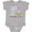 AC-Heather Grey, variant on Inktastic Elephant Future Big Sister Girls Baby Bodysuit