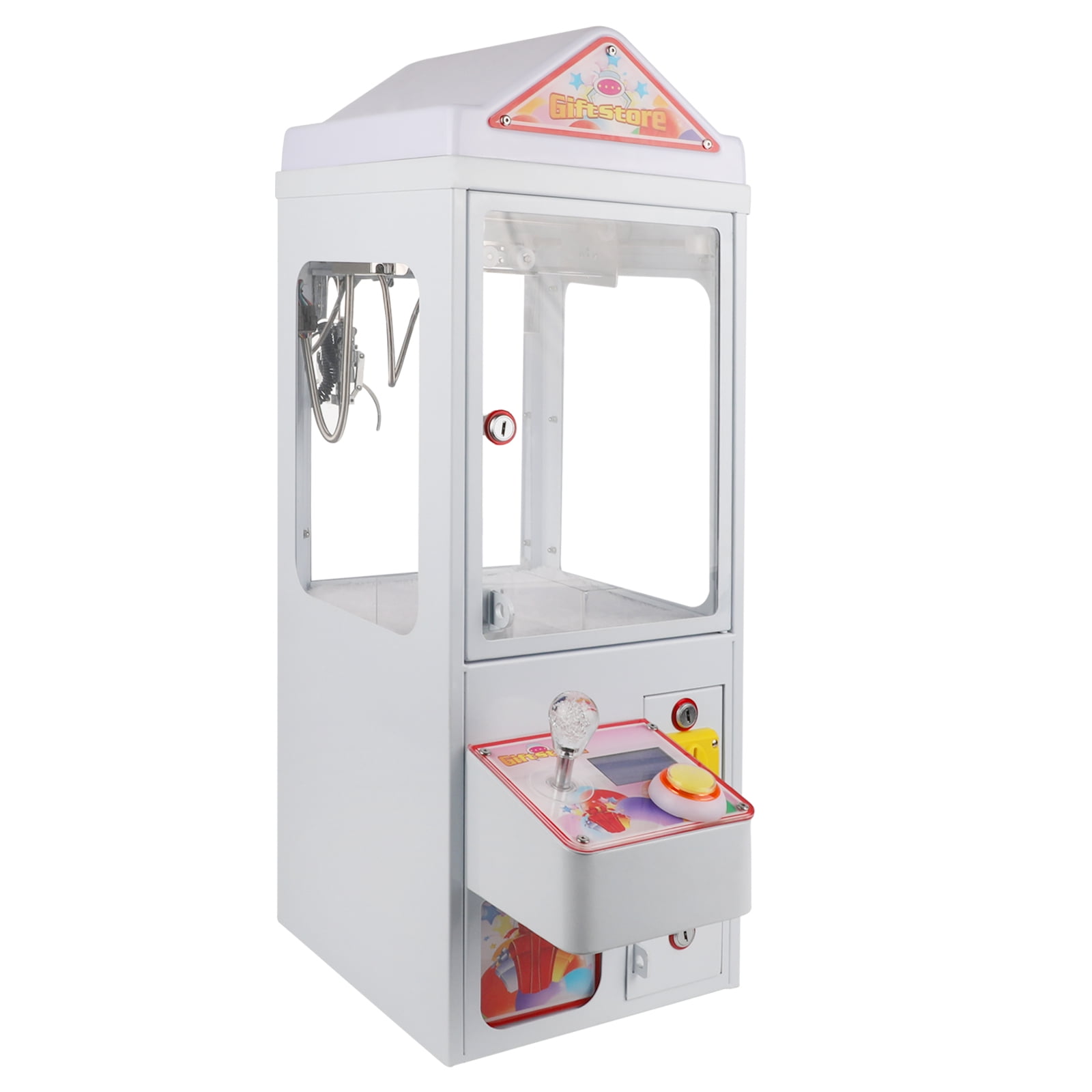 JORUGUNA Mini Claw Crane Machine 110V Metal Case Bar Candy Toy Catcher Shake-Proof