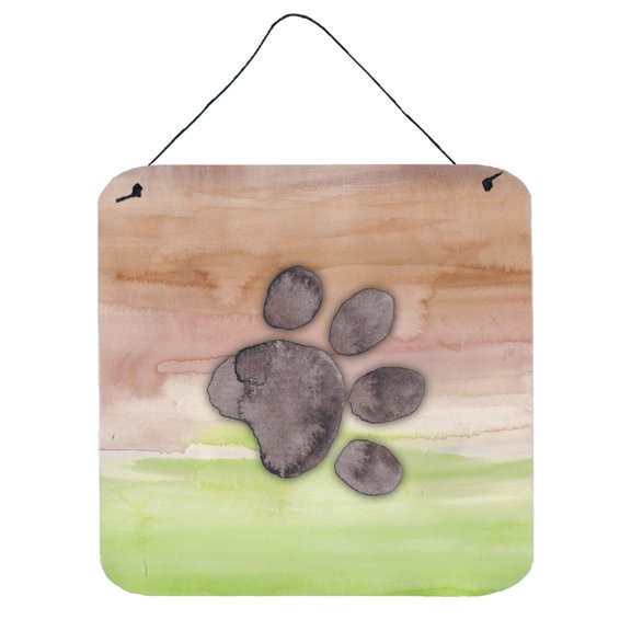 Dog Paw Watercolor Wall or Door Hanging Prints
