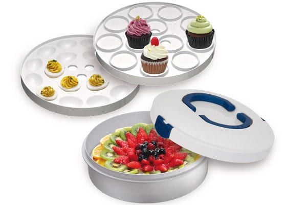 Mainstays 3 In 1 Cake Carrier with Lid