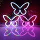 thumbnail image 2 of Mariposa Letrero De Neón Luz 5V Luz De Noche Led Atmósfera Pared Lámpara De Neón Decoración De Arte Para El Hogar Habitación De Los Niños Dormitorio Sala De Juegos Bar Fiesta,Pink Muyoka Hogar, 2 of 6