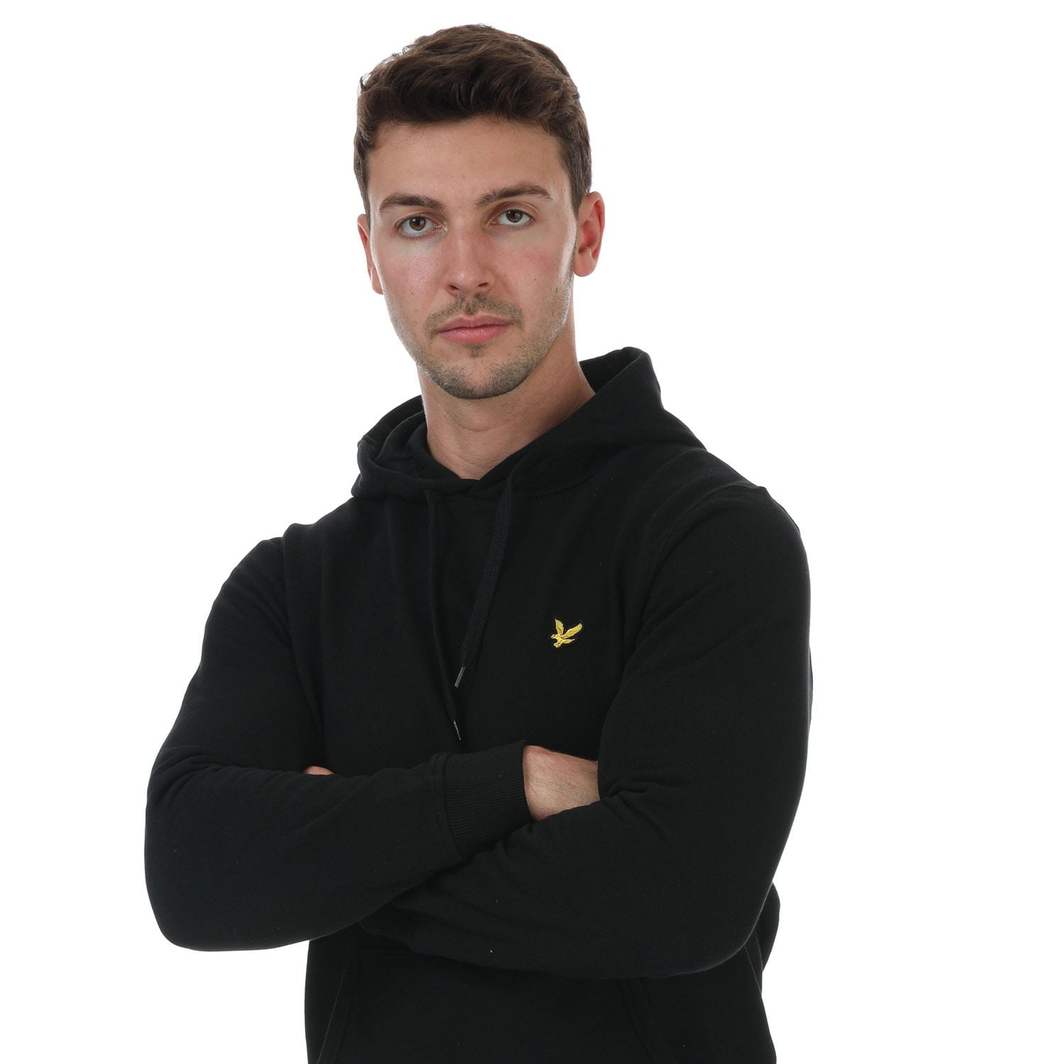 Men s Lyle And Scott Pull Over Hoody in Black Walmart