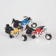 thumbnail image 3 of FELTECHELECTR piezas de decoración para tartas con forma de motocicleta, minimoto de plástico, para fiestas de cumpleaños, hogar, Día del Padre, color rojo, amarillo y azul., 3 of 7