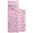 thumbnail image 2 of Pink and Pink Of Leopard Print Toddler Nap Mats for Kids Preschool,Sleeping Mat Bag or Kids,Toddler Sleeping Bag,Toddler Nap Mat or Daycare, 2 of 6
