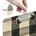 thumbnail image 4 of ALAZA Plastic Clipboard A4 Letter Size Decorative Clipboards for Students Women Men 9" x 12.5" Checkered Pattern-e5, 4 of 6