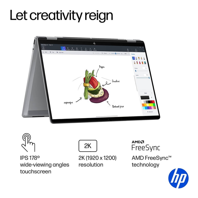 HP 2025 New Envy x360 2-in-1 Laptop, OmniBook X Flip 14