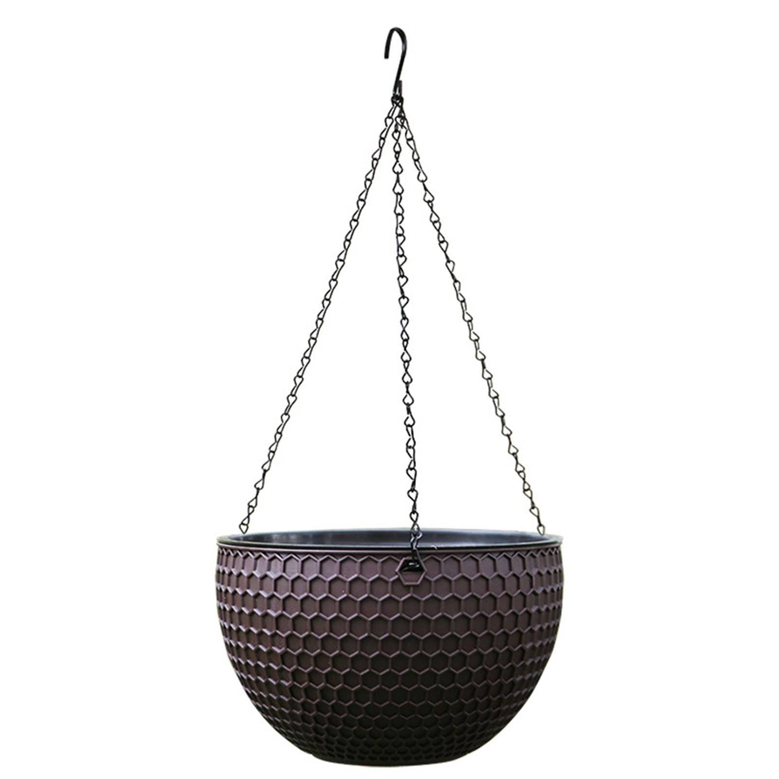 Travelwant Hanging Planters for Indoor Plants, Outdoor Garden Planter Pots, Storm Gray, Honeycomb