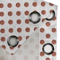 thumbnail image 5 of Ambesonne Basketball Grommet Curtain, Cartoon Balls Score, 50" x 54", Cinnamon Black White, 5 of 6