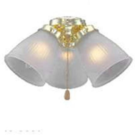 Boston Harbor Cf 3flk Pb Frost Polished Brass Light Kit 3 Light