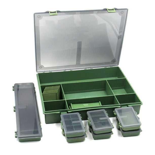 Dodocool Fishing Lure Storage Boxes Set Bait Cases Kit Fishing Tackle  Containers 