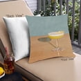 thumbnail image 1 of Ahgly Company Coussin d'Extérieur pour Boissons Cocktails, 18 Pouces par 18 Pouces, 1 of 6