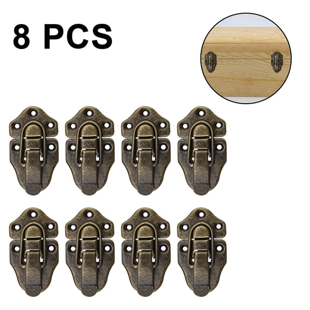 8 pieces crate lock lever lock lock hasp cap lock lock toggle lock for toolbox drawer