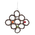 thumbnail image 2 of Parrots Climbing Chew Toy, Natural Hanging Bird Climbing Net Keep The Birds Healthy Thicken  For Cockatiel For Macaw Color Sepak Takraw Style, 2 of 8