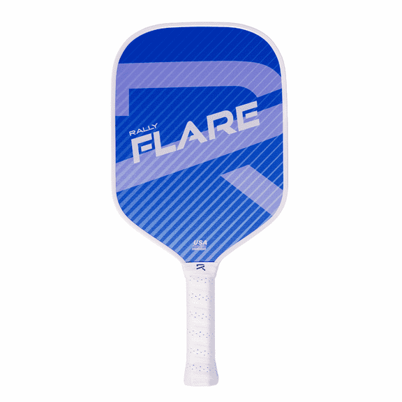 Rally Flare Graphite Pickleball Paddle – 2025 & Original Versions | Lightweight Design, Durable Polymer Core, Carbon or Graphite Face, USAPA Approved (Blue)