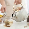 thumbnail image 4 of Stainless steel whistling kettle, 3 liters, ergonomic, 4 of 5