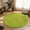 Green, variant on HOISUN 4'x4' Washable Gray Purple Round Shaggy Area Rug for Bedroom, Soft Plush Rug with TPR Backing