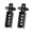 Black, variant on BIMZUC 2Pcs Aluminum Front Body Mount Post Parts for Traxxas Mini E-Revo Slash 1/16 Scale RC Cars, Blue, 2 Pack