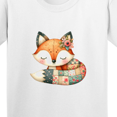 thumbnail image 4 of Inktastic Patchwork Fox Youth T-Shirt, 4 of 5