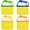4pcs, variant on 7 Finger Blind Cleaner Duster Tool, 7 Finger Microfiber Washable Blind Cleaner, Cleaning Dust Remova for Window Air Conditioner Vent Fans Venetian Shades Wood Blinds Dust Dirt (2pcs Blue)
