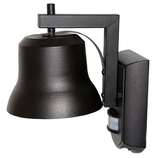 It's Exciting Lighting Outdoor Black Porch Light with Motion Detector