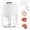 White, 4 blades, variant on Electric Garlic Chopper, Mini Portable Veggie Chopper, 2026 New Small Garlic Chopper Mincer, USB Rechargeable, Wireless Veggie Grinder, For Mashing Onion, Garlic, Chili, Ginger (White, 3 blades)