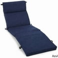 thumbnail image 3 of Blazing Needles 93475-REO-SOL-17 72 x 24 in. Solid Polyester Outdoor Chaise Lounge Cushion, Merlot, 3 of 5
