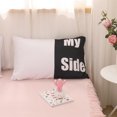 thumbnail image 3 of Move Over Couple Pillowcases King White Black Pillow Cover Letters Patter Microfiber Pillow Case 2 Pack, 3 of 7