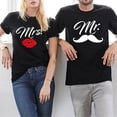 thumbnail image 6 of Colevkie Mr&Mrs Couple T shirt for Husband Wife His and Her Shirt Men Women Graphic Tee Valentine Anniversary Gift 1 Piece(Black-MR,XS), 6 of 7