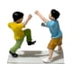 thumbnail image 4 of Figura en miniatura 1/64 Figura infantil de resina pintada Miniatura de personas para diorama Dos niños jugando, 4 of 9