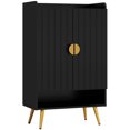 thumbnail image 1 of HOMCOM Armoire à Chaussures Étroite pour Entrée Armoire de Rangement pour Chaussures avec Rangement, 1 of 10