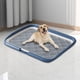 thumbnail image 1 of Inodoro de entrenamiento para perros, soporte para orina de perro, fácil limpieza, protege el suelo, almohadilla para cachorros Azul marino, 1 of 10