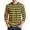 Black Yellow, variant on HAOMEILI Men's Striped T-Shirt Crewneck Long Sleeves Basic Casual Top