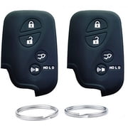 UOKEY Silicone Key Fob Cover Case fit for Lexus RX350 ES350 IS250 GX460 LX570 IS350 GS430 GS300 GS450h is-C is-F.Part