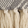 thumbnail image 3 of Contemporary Home Living 4' x 5' Gray and Beige Rectangular Home Essentials Woven Throw, 3 of 7