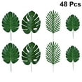 thumbnail image 3 of FUTUREORYY 48Pcs Tropical Monstera Leaves Green Cloth Diy present Home Decor 15.7x7.7x0.04In, 3 of 8