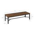 thumbnail image 4 of Ashlan 110" Rectangle Dining Table in Walnut, 4 of 10