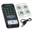 thumbnail image 1 of TESMED Trio 6.5: Unidad TENS recargable por USB para aliviar el dolor y estimulador muscular EMS, 36 programas, 40 niveles de intensidad, 4 electrodos (EMS, TENS y masaje), ideal para fitness y terapi, 1 of 5